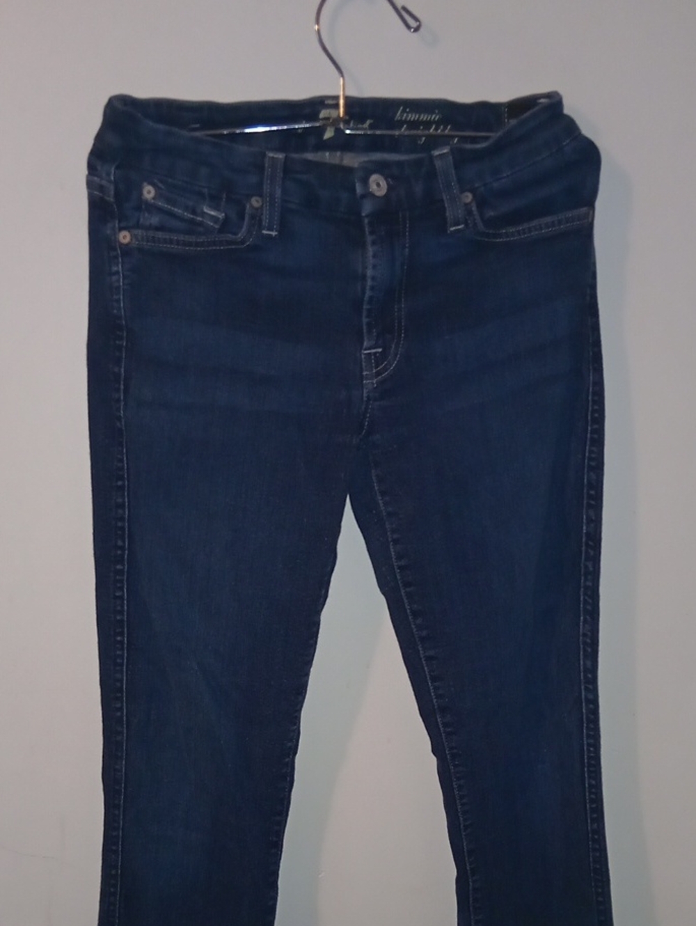7 For All Mankind Dark Indigo Skinny Jeans
